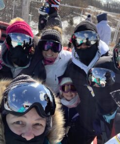 JULI Ski Goggles,Winter Snow Sports Snowboard Goggles with Anti-Fog Lens BNC A1-black / Silver 27 71R4TOZ 0AL