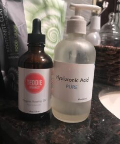 Organic Rosehip Oil – 100% Pure Unrefined Cold Pressed Rosehip Seed Oil - Best Moisturizer for Face, Hair - Great for Fine Lines, Wrinkles, Acne Scars, Sun Damage, Stretch Marks, Eczema, Psoriasis 4 Fl Oz (Pack of 1) 38 71R4e64iSVL