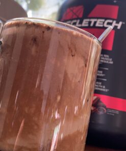 Whey Protein Powder | MuscleTech Nitro-Tech Whey Protein Isolate & Peptides | Milk Chocolate, 4 Pound (Pack of 1), 40 Servings 40 Servings (Pack of 1) 45 71R5 6OxpiL