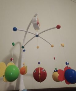 Fisca Baby Musical Crib Mobile, Infant Bed Decoration Toy Hanging Rotating Bell with Melodies Dual Purpose (Mobile & Bath Toy) 32 71R5AWtiZL 3