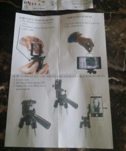 Acuvar 50" Smartphone/Camera Tripod Fits All Smartphones iPhone 12 Max, 11 Pro Max, 11 Pro, 11, Xs, Max, Xr, X 8, 8+, 7, 7 Plus, Android Note 10 (Universal Mount + Remote) Universal Mount + Remote 77 71R5OHrSX2L