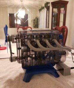 Discovery #MINDBLOWN Model Engine Building Kit, DIY 4-Cylinder Combustion Engine, Working Pistons Fan Valves Belts LED Lights, STEM Mechanic Engineering Construction Experiment Set, Kids & Adults Gift 31 71R6G9Mi4aL 1