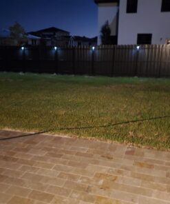 OTHWAY Solar Fence Post Lights Wall Mount Decorative Deck Lighting, Black, 4 Packs 42 71R6WsOWz4L