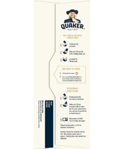 Quaker Instant Oatmeal, Strawberry & Cream, Breakfast Cereal, 1.23 Ounce, 10 Packets Per Box (Pack of 4) 16 71R7u6eX2XL 1