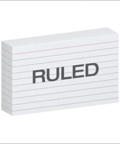 Oxford Heavyweight Ruled Index Cards, 3" x 5", White, 100 Per Pack (63500) 100 Count (Pack of 1) 26 71R8VsMh0tL