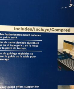 BOSCH RA1181 Benchtop Router Table 27 in. x 18 in. Aluminum Top with 2-1/2 in. Vacuum Hose Port 71 71R8vfsSKfL