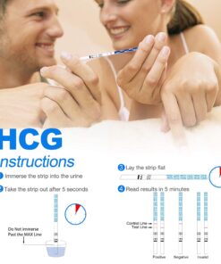 MomMed Ovulation Test Kit (HCG15-LH40), 15 Pregnancy & 40 Ovulation Test Strips with 55 Urine Cups Reliable & Quick Early Pregnancy Test 55 Count (Pack of 1) 21 71R91mgKmeL