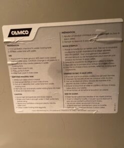 Camco 5.3-Gallon Portable Travel Toilet | Features Detachable Holding Tank w/Sealing Slide Valve & Bellow-Type Flush | Easy Transport w/Compact Lightweight Design & Carry Handle | Gray (41541) 5.3 Gallon 37 71R99gTI6qL