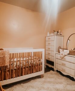 Babyletto Lolly 3-in-1 Convertible Crib with Toddler Bed Conversion Kit in White and Natural, Greenguard Gold Certified White/Natural 44 71R9FMYknOL