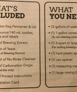 Mr. Beer Complete Beer Making 2 Gallon Starter Kit, Premium Gold Edition, Brown Complete Kit 51 71RAsUhZBPL