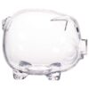 Windy City Novelties Small Educational Kids Clear Plastic Piggy Banks 20 71RBfE23U4L