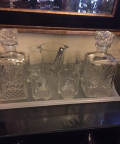 Bormioli Rocco Selecta Collection Whiskey Decanter – Sophisticated 33.75oz Diamond Decanter With Starburst Detailing – For Whiskey, Bourbon, Scotch & Liquor 35 71RBmf BhBL