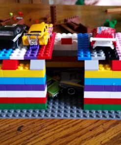 SCS Direct Building Block Bricks- Set of 1000 Pc Bulk Set-10 with 54 Roof Pieces- Compatible & Tight Fit with All Major Brands- Great for Activity Tables, Creativity & School Projects 68 71RCL Rw9eL 2