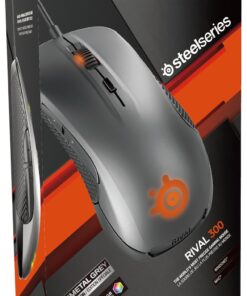 SteelSeries Rival 300, Optical Gaming Mouse - Gunmetal Grey Rival 300 Gunmetal Grey 29 71RCOUAyNL