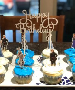 Set of 24 Pieces Frozen Cake Cupcake Decorative Cupcake Topper for Kids Birthday Party Themed Party 21 71RCvR 426L