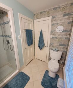 NuWallpaper NU3126 Beachwood Peel & Stick Wallpaper, Multicolor , Blue 36 71RD6H31SCL