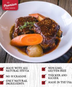 Rufus Teague - Sugar-Free BBQ Sauce Smoke 'N Chipotle - Premium Barbecue Sauce - 12.25 oz. Bottles - 2 Pack Smoke N' Chipotle 13 Ounce (Pack of 2) 11 71RDcWhgObL