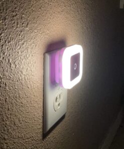 SYCEES Plug-in LED Night Light with Dusk to Dawn Sensor for Hallway, Stairs, Bathroom, Kitchen, Bedroom, Nursery, Kids Room, Warm White, Pack of 6 6-Pack, Warm White 35 71RDh3XOrGL