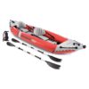 INTEX Excursion Pro Inflatable Kayak Series: Includes Deluxe 86in Aluminum Oars and High-Output Pump – SuperTough PVC – Adjustable Bucket Seat – Fishing Rod Holders – Grab Handles 2-person Kayak Set 17 71RFLPFqx6L
