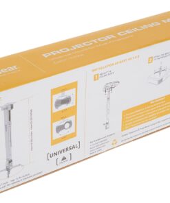 QualGear QG-PM-002-WHT Universal Projector Ceiling Mount, White 16 71RGBIOLT9L