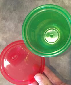 The First Years Take and Toss Spill-Proof Sippy Cup, Assorted, Pack of 6 6 Count (Pack of 1) Cups w/ Spill Proof Lid 35 71RGJltv7zL