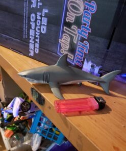 Papo - hand-painted - figurine - Marine Life - White Shark Figure-56002 - Collectible - For Children - Suitable for Boys and Girls - From 3 years old 1 Multicolor 25 71RGK3eupdL