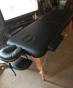 SIERRA COMFORT All-Inclusive Portable Massage Table (Black), SC-901, 27.95"D x 72.05"W x 33.07"H 47 71RGduIuqXL