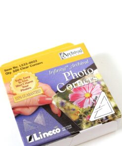 Lineco Infinity Clear Photo Corners Pack Of 500 (L533-0022) (63806) .625" Pack of 1