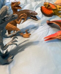 Boley 14 Pk Dinosaur Toys for Kids with Educational Pamphlet - 9" Long Dinosaur Toy Figures for Boys & Girls Ages 3+ 14 Pack + Dino Pamphlet 87 71RHLA8EraL 1