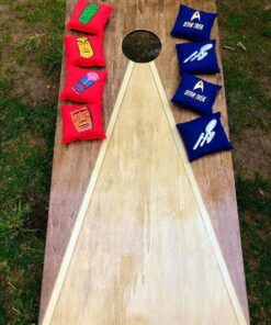 ZENY Portable Cornhole Set Regulation Size Outdoor Yard Cornhole Game 2 Wooden Cornhole Boards 8 Corn Hole Toss Bags with Travel Carrying Bag Regulation Szie 4x2ft 34 71RHW3H5hpL