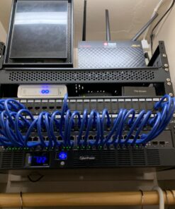 Cable Matters Rackmount or Wall Mount 1U 24 Port Keystone Patch Panel with Cable Management and Support Bar (19-inch Blank Patch Panel for Keystone Jacks/Keystone Panel) 1U (24-Port) 32 71RIkjylzvL