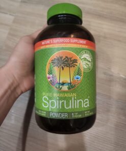 Nutrex Hawaii, Pure Hawaiian Spirulina Powder, Vegan, Supports Immune System, Heart, Cells and Energy, 16 Ounce 1 Pound (Pack of 1) 37 71RJ7OsKFsL