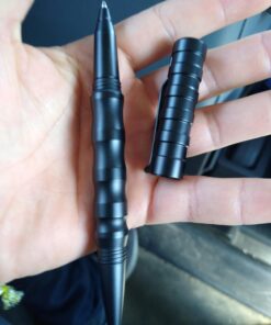 Smith & Wesson SWPENMP2BK 5.8in Aircraft Aluminum Refillable Tactical Screw Cap Pen for Outdoor, Survival, Camping and EDC 57 71RJHLteN4L