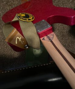 Fender Leather Strap Red/Black 41 71RJl8pwyKL