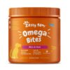 Zesty Paws Omega 3 Alaskan Fish Oil Chew Treats for Dogs - with AlaskOmega for EPA & DHA Fatty Acids - Hip & Joint Support + Skin & Coat Chicken Flavor (90 Soft Chews) 90 Count (Pack of 1)