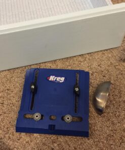 KREG KHI-Pull Cabinet Hardware Jig - for Cabinet Door Handles - Drilling Guide for Cabinet Doors - Creates Straight, Even Holes - Durable Drill Guides 62 71RMww4 BqL