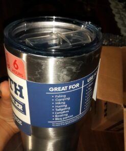 North Stainless Steel Vacuum Insulated 5-Piece Tumbler Set, 30 oz, Travel Mug For Home, Office, School – Like Yeti Tumbler For Ice Drink & Hot Beverage Stainless Steel 30 oz 32 71RN9W2WrvL