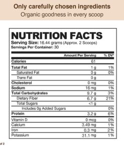 Detox Organics Chocolate Superfood Powder, Detox Cleanse for your Body, Bloating Relief, Immune Support Supplement Smoothie Detox Mix, Greens Blend Superfood, Low Carb, Vegan, Soy Free, Dairy Free 21 71RNG0KxuL