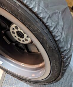 Moonet PVC Leather Spare Tire Wheel Cover for Car Truck SUV Camper Trailer Universal Fit RV JP FJ, R15 Black (for Overall Wheel Diameter 27-29 inch) 15 inch for Tire Diameter 27"-29" 52 71ROGsBLPL