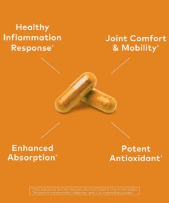 ORGANIC INDIA Turmeric Curcumin Herbal Supplement - Joint Mobility & Immune System Support, Healthy Inflammatory Response, Whole Root Supplement, Organic Trikatu, USDA Certified Organic - 90 Capsules 90 Count (Pack of 1) 13 71ROsCUyK5L