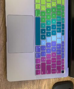 May Chen Compatible with New MacBook Air 13 inch Case 2021, 2020 2019 2018 Release Model: M1 A2337 A2179 A1932, Floral Leaves Garden Rainbow Hard Shell Case for New Mac Air 13 & Retina Dispaly Bright Colorful Flowers 30 71RP4ASVh L