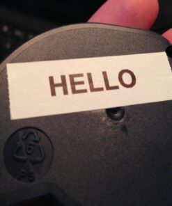 DYMO LT Paper Labels, Black Print on White Labels, 1/2-Inch x 13 Feet, 2 Rolls 1/2" 32 71RQVgTsnWL