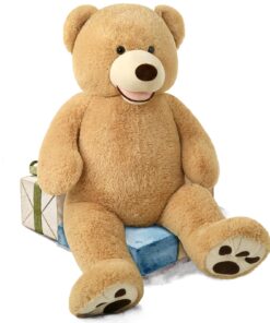 MorisMos Big Plush Giant Teddy Bear Premium Soft Stuffed Animals Light Brown,51 Inches 51 inches 27 71RR0O 53ML