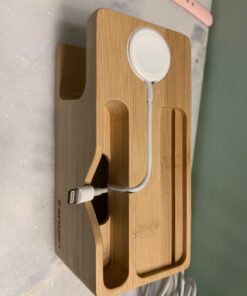 Spigen S370 Designed for Apple Watch Stand and Cell Phone Stand for Any Apple Watch Series and Phone 34 71RSG8wMrL