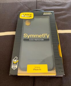 OtterBox iPhone XR Symmetry Series Case - BLACK, Ultra-Sleek, Wireless Charging Compatible, Raised Edges Protect Camera & Screen iPhone Case 47 71RSIQpRJcL