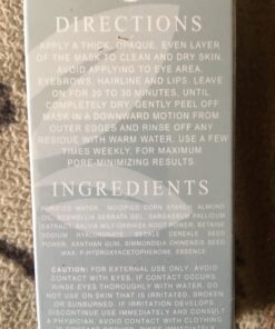 Artnaturals Peel Off Blackhead Remover - (3.4 Fl Oz / 100ml) - Blemish & Pimple Removal Face Mask - Black Head Tool, Purifying Deep Cleanser & Mud Mask – Reduce Pore Size & Redness - Acne-Prone 40 71RSnJLAakL