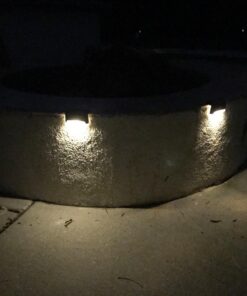 GIGALUMI 12 Pcs Solar Deck Lights, Bronze Finished Waterproof Led Solar Lamp for Outdoor Pathway, Yard, Patio, Stairs, Step and Fences. (Warm White) Warm White 32 71RVWThopqL