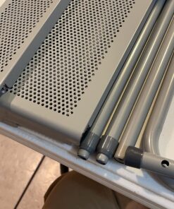 Simple Houseware Under Sink 2 Tier Expandable Heavy Duty Metal Shelf Organizer Rack, Silver (Expand from 15 to 25 inches) Expandable Shelf 34 71RVn6kekL