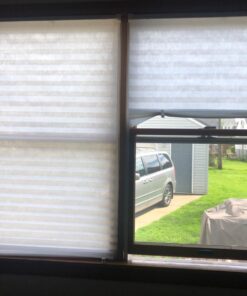 Redi Shade No Tools Original Light Filtering Pleated Fabric Shade White, 36 in x 72 in, 1 Pack 36 Inch x 72 Inch - 1 Pack 54 71RWPo70teL