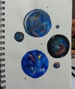 Canson Artist Series Mixed Media Paper, Wirebound Pad, 5.5x8.5 inches, 30 Sheets (138lb/224g) - Artist Paper for Adults and Students - Watercolor, Gouache, Graphite, Ink, Pencil, Marker 31 71RWT5SZn4L